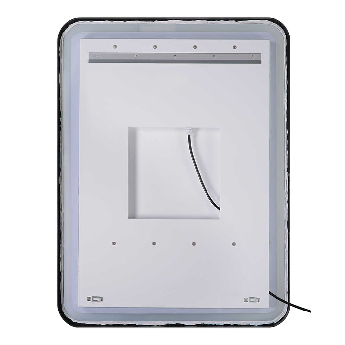 Crofton Mirror Polished Nickel-Mirrors/Pictures-Uttermost-Lighting Design Store