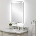 Crofton Mirror Polished Nickel-Mirrors/Pictures-Uttermost-Lighting Design Store