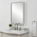 Crofton Mirror Polished Nickel-Mirrors/Pictures-Uttermost-Lighting Design Store