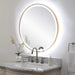 Crofton Mirror Brushed Brass-Mirrors/Pictures-Uttermost-Lighting Design Store