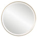 Crofton Mirror Brushed Brass-Mirrors/Pictures-Uttermost-Lighting Design Store