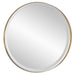 Crofton Mirror Brushed Brass-Mirrors/Pictures-Uttermost-Lighting Design Store