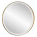 Crofton Mirror Brushed Brass-Mirrors/Pictures-Uttermost-Lighting Design Store