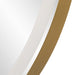 Crofton Mirror Brushed Brass-Mirrors/Pictures-Uttermost-Lighting Design Store