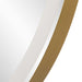 Crofton Mirror Brushed Brass-Mirrors/Pictures-Uttermost-Lighting Design Store