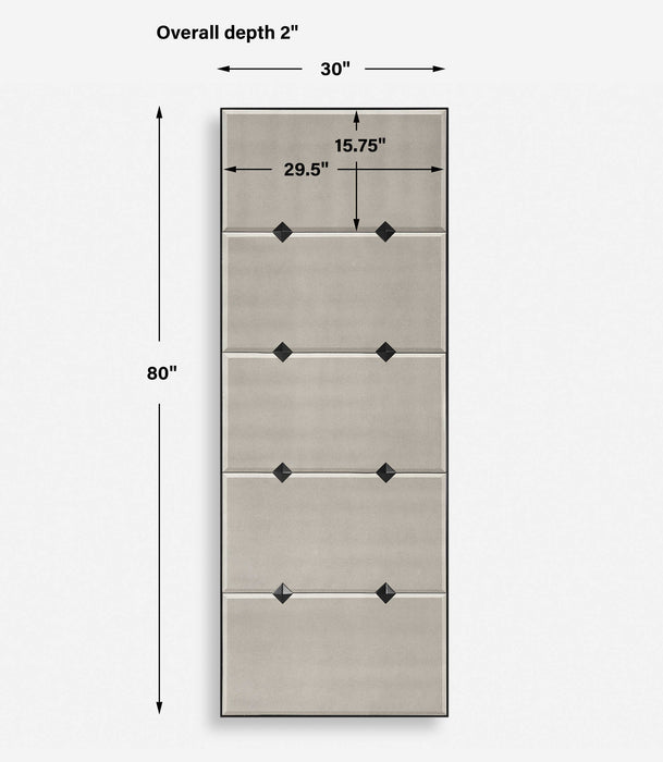 Serchio Mirror Black Iron-Mirrors/Pictures-Uttermost-Lighting Design Store