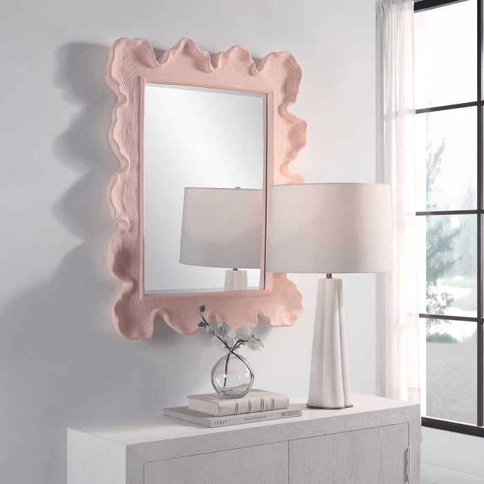 Sea Mirror Soft Rosewater Pink-Mirrors/Pictures-Uttermost-Lighting Design Store