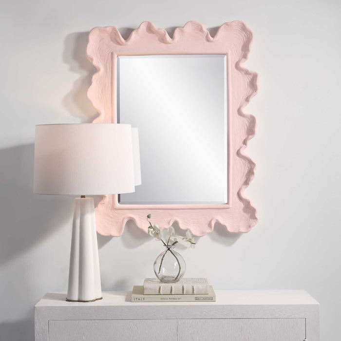 Sea Mirror Soft Rosewater Pink-Mirrors/Pictures-Uttermost-Lighting Design Store