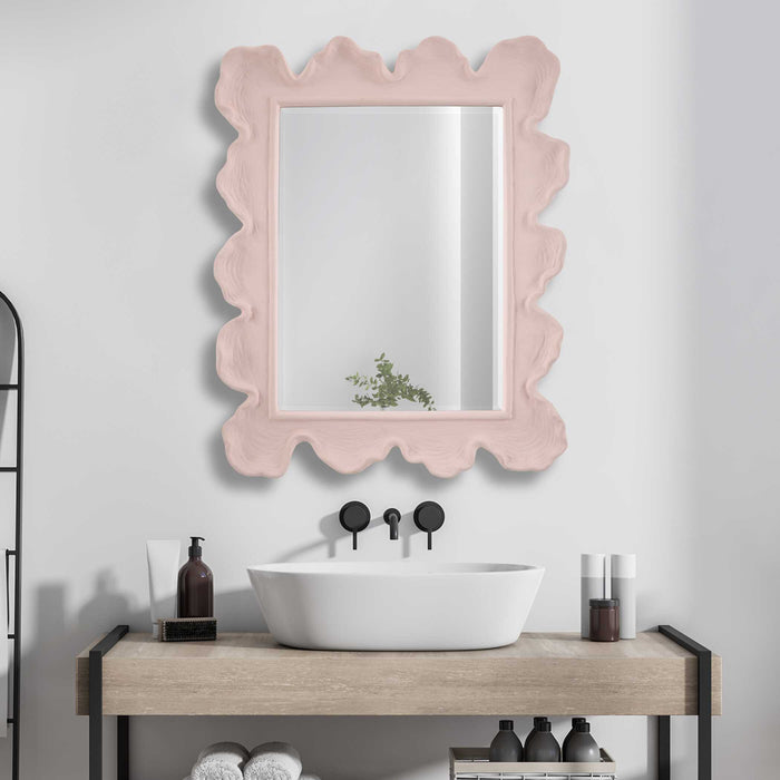 Sea Mirror Soft Rosewater Pink-Mirrors/Pictures-Uttermost-Lighting Design Store