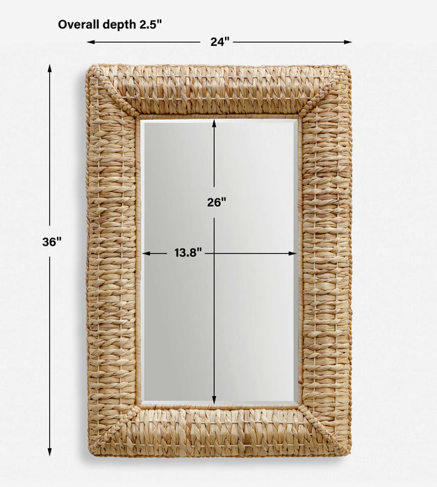 Twisted Seagrass Mirror-Uttermost-Lighting Design Store