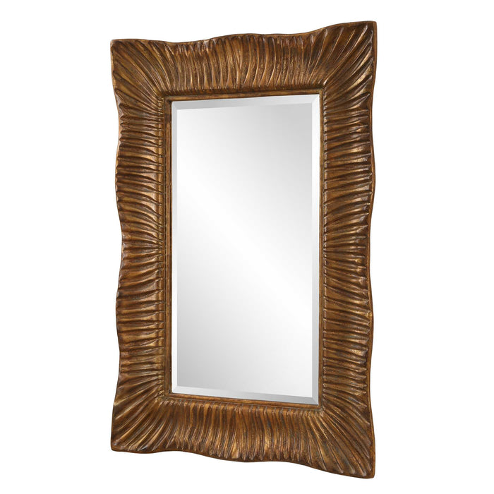 Emerson Mirror Antiqued Gold Leaf-Mirrors/Pictures-Uttermost-Lighting Design Store