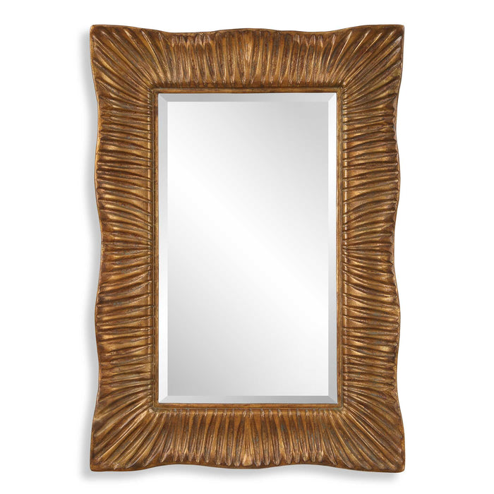 Emerson Mirror Antiqued Gold Leaf-Mirrors/Pictures-Uttermost-Lighting Design Store
