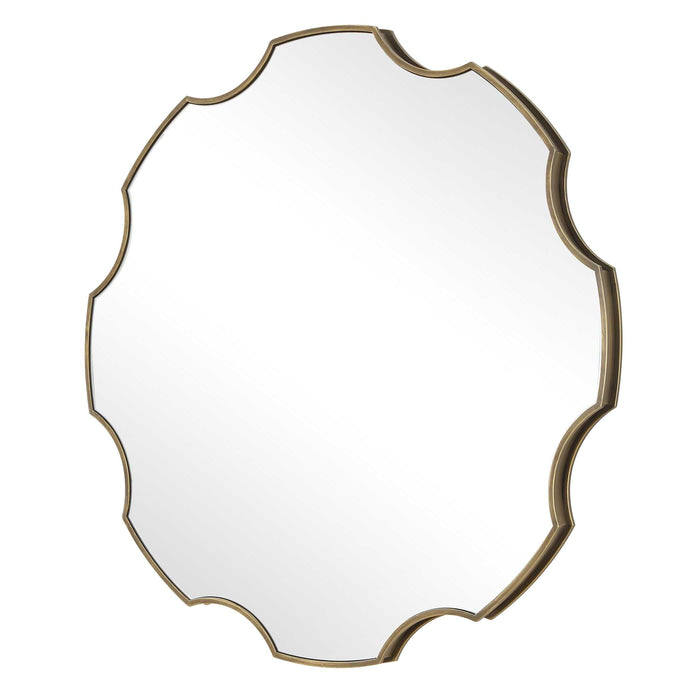 Gearing Up Mirror Antiqued Golden Bronze-Mirrors/Pictures-Uttermost-Lighting Design Store