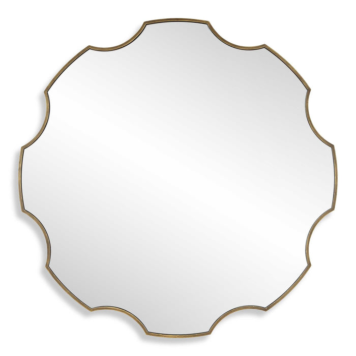 Gearing Up Mirror Antiqued Golden Bronze-Mirrors/Pictures-Uttermost-Lighting Design Store