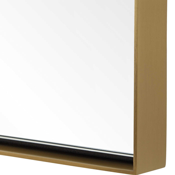 Monarch Mirror Antique Brass-Mirrors/Pictures-Uttermost-Lighting Design Store