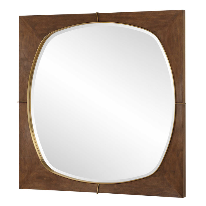 Garonne Mirror Plated Brass-Mirrors/Pictures-Uttermost-Lighting Design Store