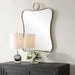 Talia Mirror Antique Brass-Mirrors/Pictures-Uttermost-Lighting Design Store
