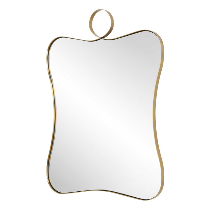 Talia Mirror Antique Brass-Mirrors/Pictures-Uttermost-Lighting Design Store