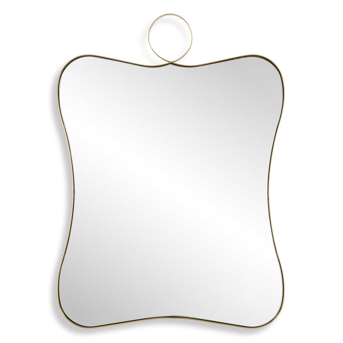 Talia Mirror Antique Brass-Mirrors/Pictures-Uttermost-Lighting Design Store