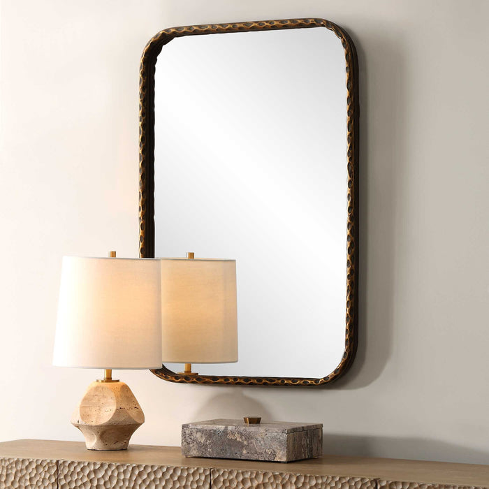 A Little Knotty Mirror Aged Bronze-Mirrors/Pictures-Uttermost-Lighting Design Store