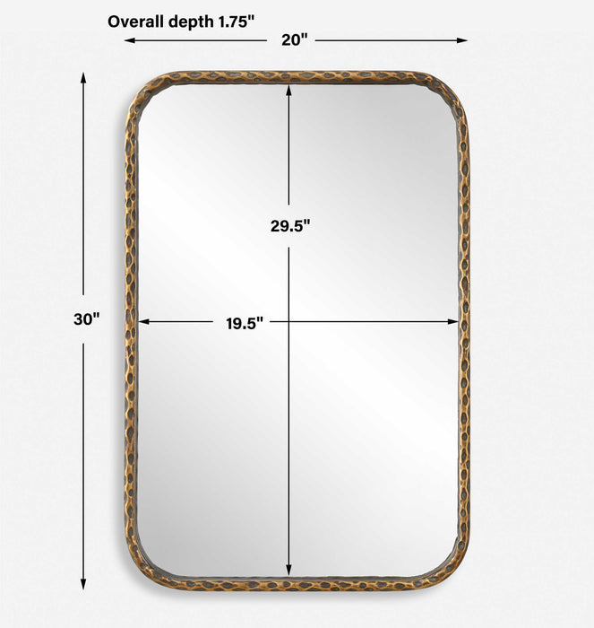 A Little Knotty Mirror Aged Bronze-Mirrors/Pictures-Uttermost-Lighting Design Store