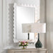 Haya Mirror White-Mirrors/Pictures-Uttermost-Lighting Design Store