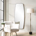 Caspian Mirror Satin Black-Mirrors/Pictures-Uttermost-Lighting Design Store
