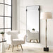 Stratton Mirror Satin Black-Mirrors/Pictures-Uttermost-Lighting Design Store