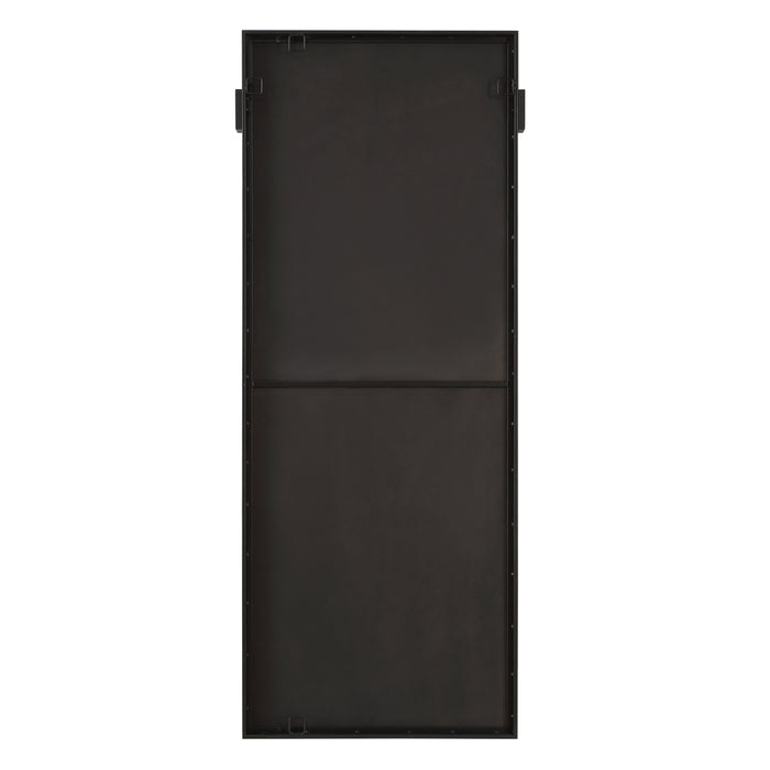 Stratton Mirror Satin Black-Mirrors/Pictures-Uttermost-Lighting Design Store