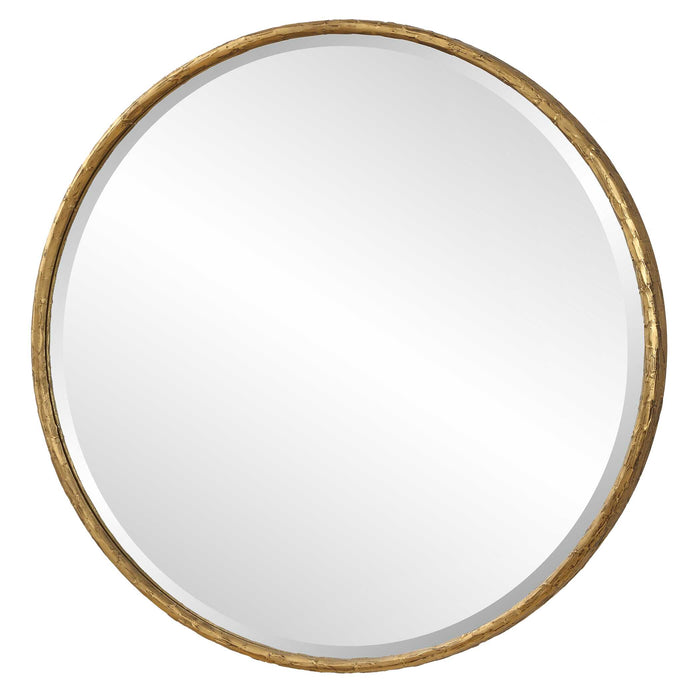 Sutton Mirror Aged Gold-Mirrors/Pictures-Uttermost-Lighting Design Store