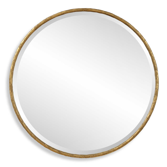 Sutton Mirror Aged Gold-Mirrors/Pictures-Uttermost-Lighting Design Store