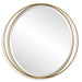 Rhodes Mirror Antiqued Gold Leaf-Mirrors/Pictures-Uttermost-Lighting Design Store