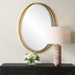 Rhodes Mirror Antiqued Gold Leaf-Mirrors/Pictures-Uttermost-Lighting Design Store