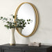 Rhodes Mirror Antiqued Gold Leaf-Mirrors/Pictures-Uttermost-Lighting Design Store