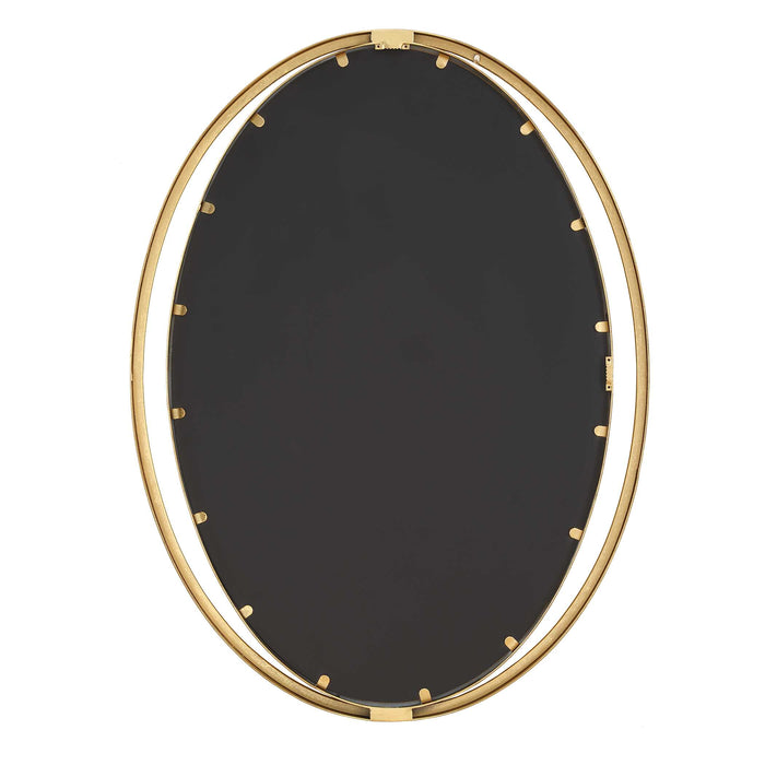Rhodes Mirror Antiqued Gold Leaf-Mirrors/Pictures-Uttermost-Lighting Design Store