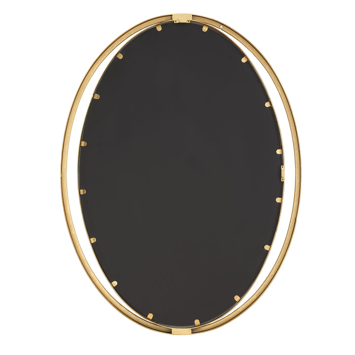 Rhodes Mirror Antiqued Gold Leaf-Mirrors/Pictures-Uttermost-Lighting Design Store