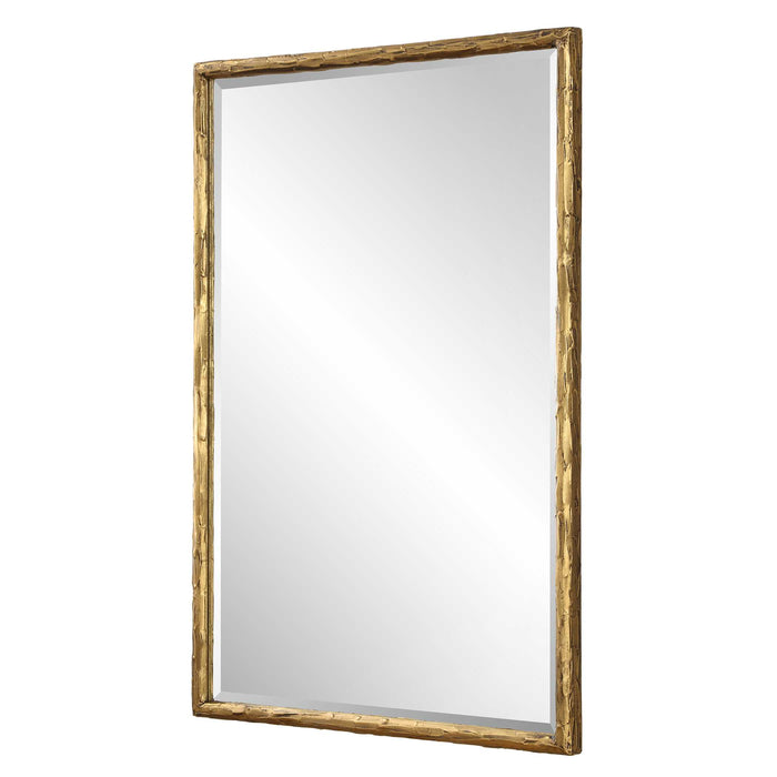 Sutton Mirror Aged Gold-Mirrors/Pictures-Uttermost-Lighting Design Store