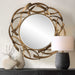 Cutting Edge Mirror Antiqued Golden Bronze-Mirrors/Pictures-Uttermost-Lighting Design Store