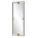 Cornerstone Mirror Brushed Brass-Mirrors/Pictures-Uttermost-Lighting Design Store