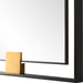 Cornerstone Mirror Brushed Brass-Mirrors/Pictures-Uttermost-Lighting Design Store