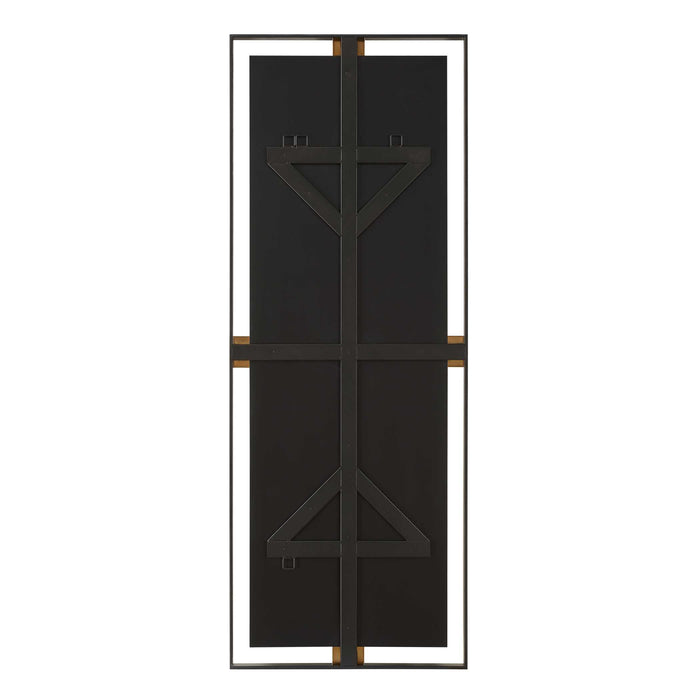 Cornerstone Mirror Brushed Brass-Mirrors/Pictures-Uttermost-Lighting Design Store