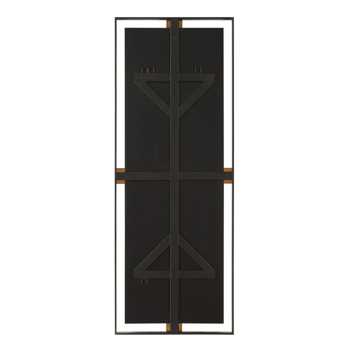 Cornerstone Mirror Brushed Brass-Mirrors/Pictures-Uttermost-Lighting Design Store