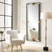 Cornerstone Mirror Brushed Brass-Mirrors/Pictures-Uttermost-Lighting Design Store