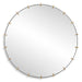 Pali Mirror Antiqued Brushed Gold-Mirrors/Pictures-Uttermost-Lighting Design Store