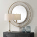 Denali Mirror Brushed Gold Iron-Mirrors/Pictures-Uttermost-Lighting Design Store