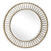 Denali Mirror Brushed Gold Iron-Mirrors/Pictures-Uttermost-Lighting Design Store