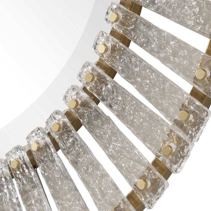 Denali Mirror Brushed Gold Iron-Mirrors/Pictures-Uttermost-Lighting Design Store