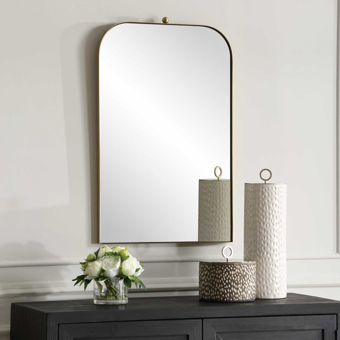 Cassidy Mirror Brass Plated-Mirrors/Pictures-Uttermost-Lighting Design Store