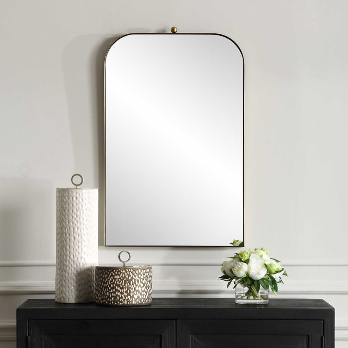 Cassidy Mirror Brass Plated-Mirrors/Pictures-Uttermost-Lighting Design Store