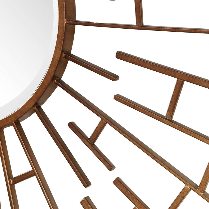 Tangled Mirror Antiqued Golden Bronze-Mirrors/Pictures-Uttermost-Lighting Design Store